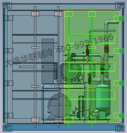 仙桃集装箱移动速冻库